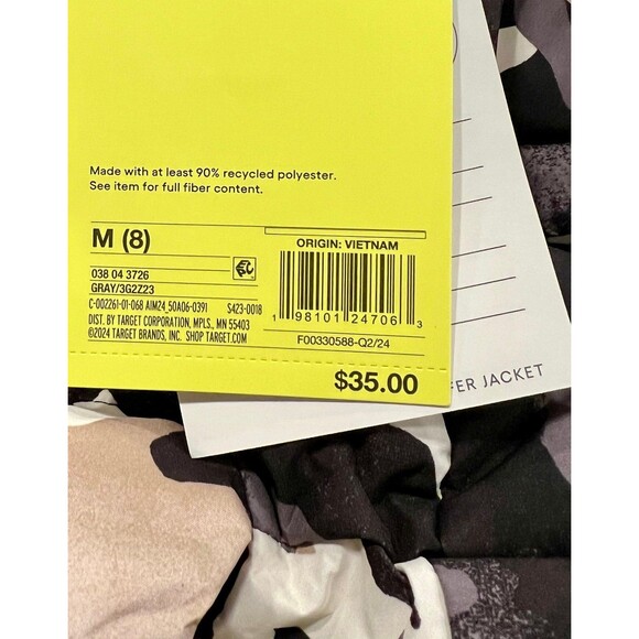 Boy's Camouflage Puffer Jacket ~ Size: M (8) ~ NWT - Picture 7 of 8